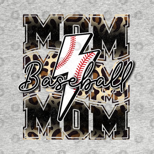 Baseball mom animal bolt by PixieMomma Co